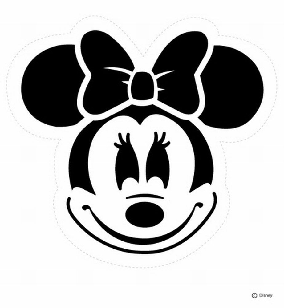 Easy Jack O Lantern Stencils | Minnie Mouse Pumpkin Carving Pattern - Free Printable Lightning Mcqueen Pumpkin Stencil