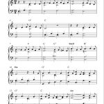 Easy Piano Solo Arrangementpeter Edvinsson Of The Christmas   Christmas Piano Sheet Music Easy Free Printable