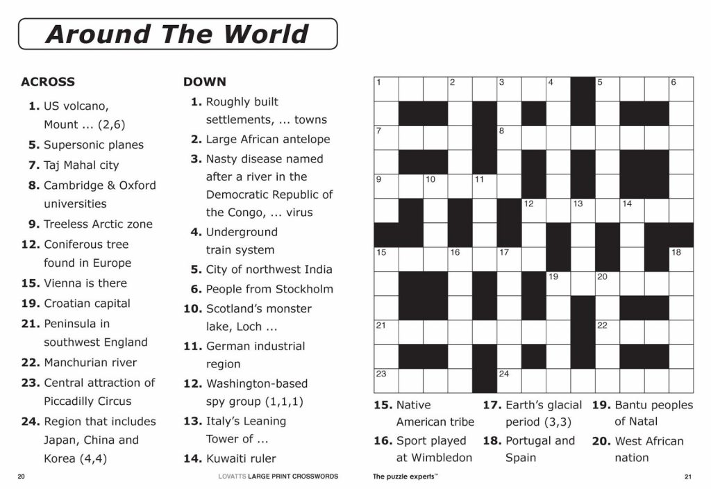free make your own crosswords puzzles