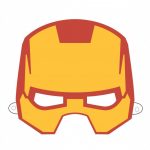 Easy Superhero Mask Template (Free!!) | Halloween Crafts | Superhero   Free Printable Ironman Mask