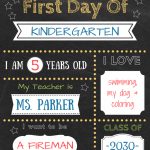Editable First Day Of School Signs To Edit And Download For Free!   Free Printable First Day Of School Chalkboard Signs