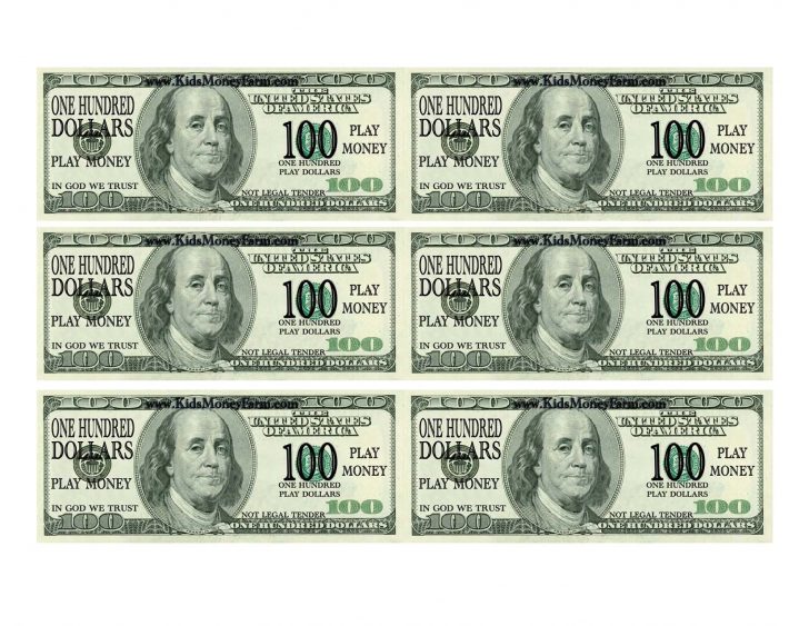 Free Printable Fake Money That Looks Real