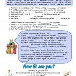 English Esl Fitness Worksheets   Most Downloaded (11 Results)   Free Printable Fitness Worksheets