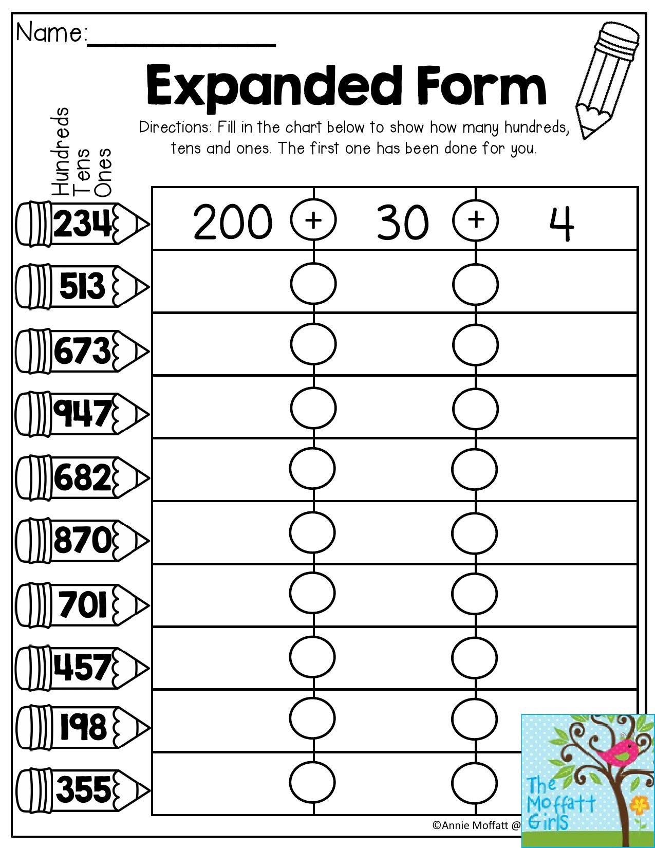 Addition With Expanded Form