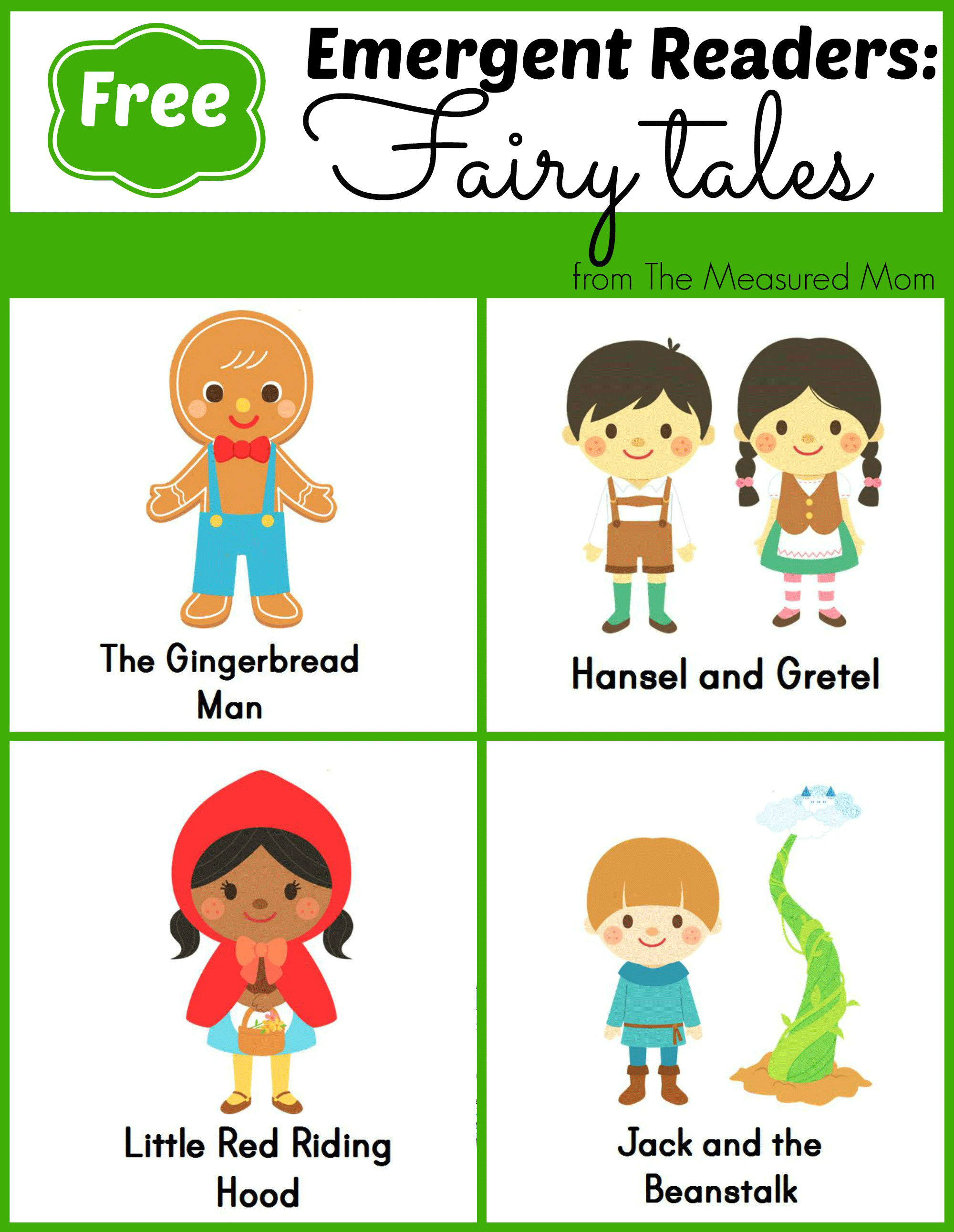 Fairy Tale Emergent Readers | Reading &amp;amp; Writing Readiness | Fairy - Free Printable Disney Stories