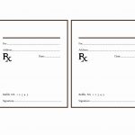 Fake Prescription Label Template | Locksmithcovington Template   Free Printable Prescription Pad
