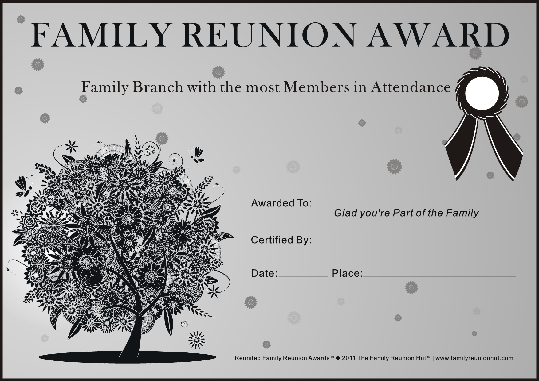 Award Certificates Archives Family Reunion Hut Reunion Basics Free Printable Family