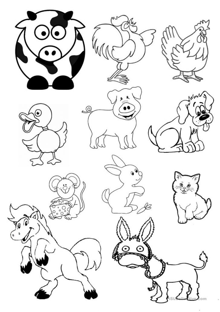 Free Printable Farm Animal Cutouts Printable World Holiday