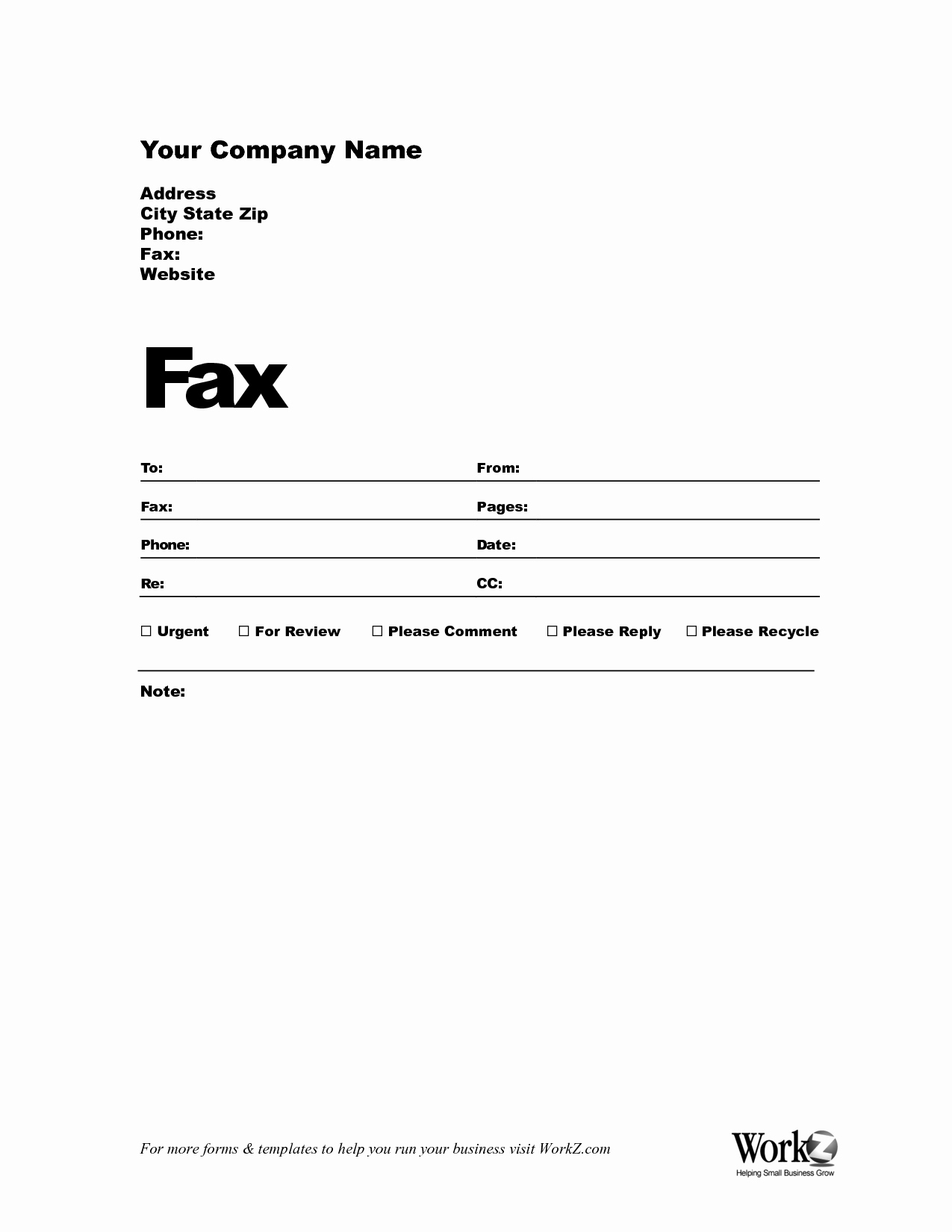 Fax Cover Sheet Template Best Of Free Fax Cover Sheet Template - Free Printable Fax Cover Sheet