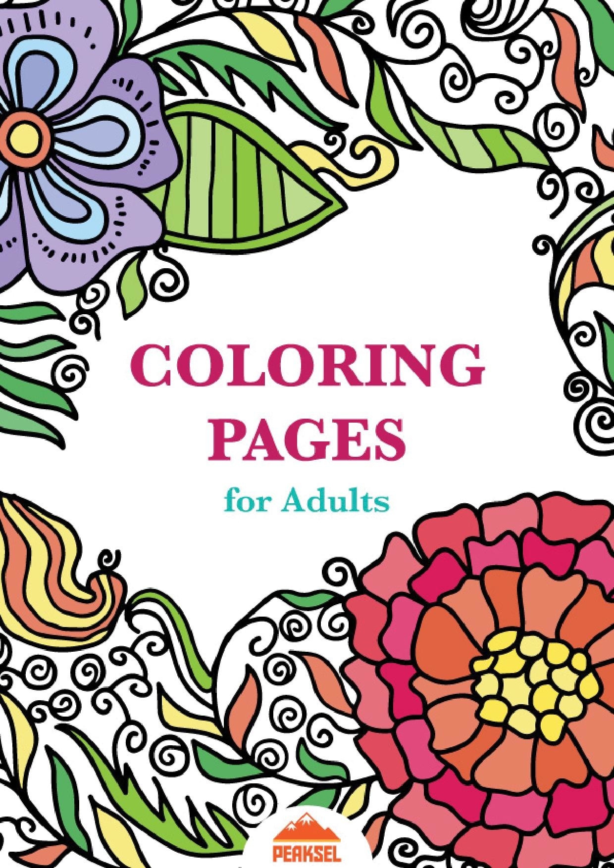 File:printable Coloring Pages For Adults - Free Adult Coloring Book - Free Printable Coloring Pages For Adults Pdf