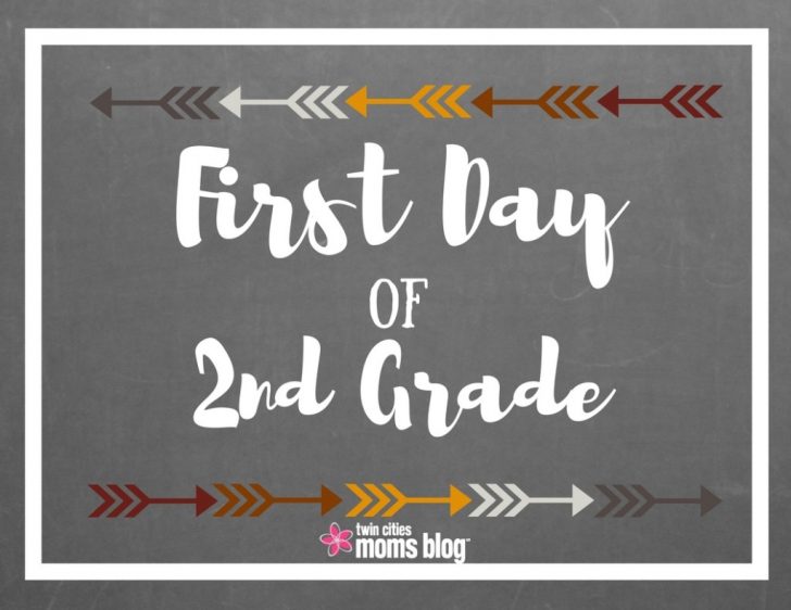 First Day Of Second Grade Free Printable Sign