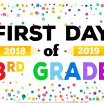 First Day Of School Signs – Free Printables – Handmade Crafts,amazon   My First Day Of Kindergarten Free Printable