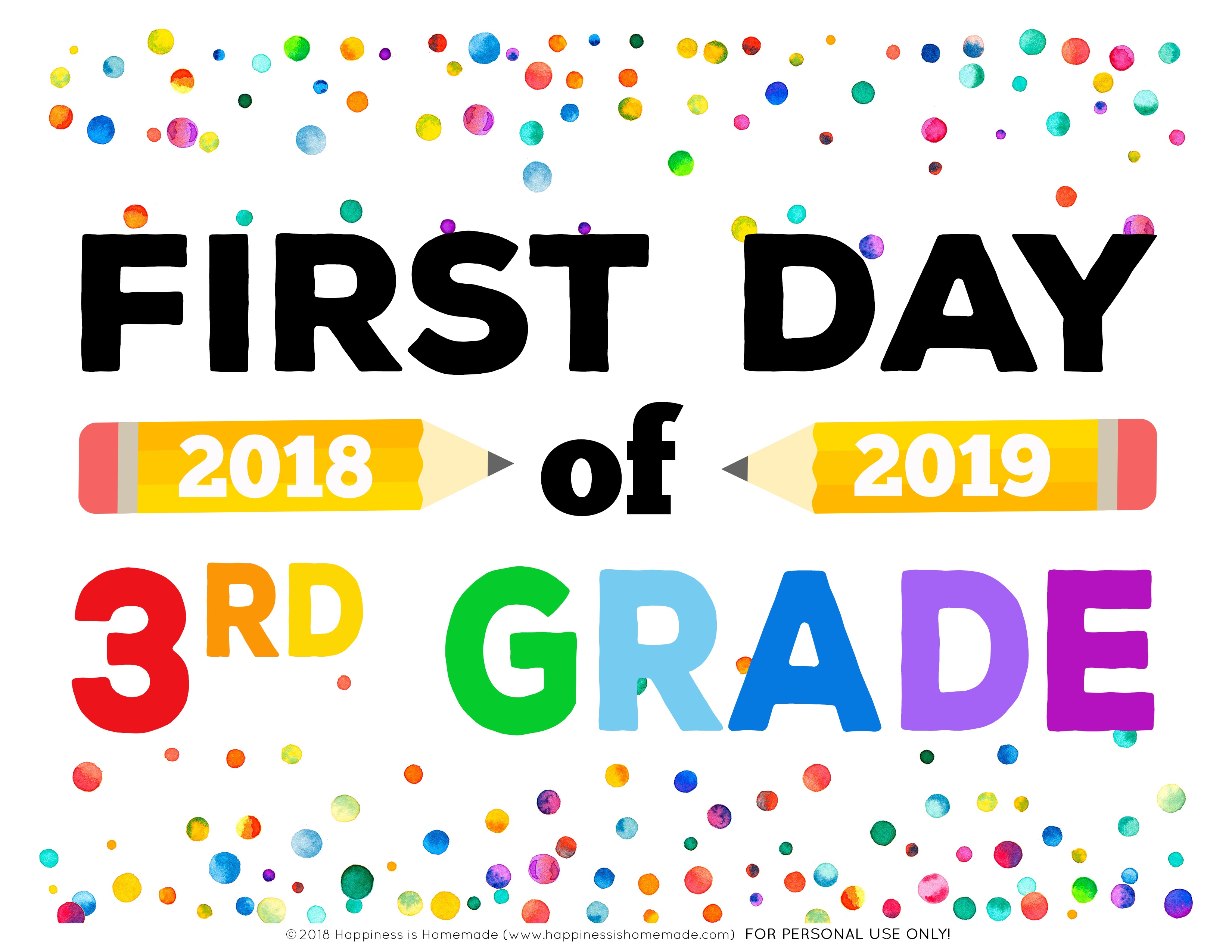 First Day Of School Signs – Free Printables – Handmade Crafts,amazon - My First Day Of Kindergarten Free Printable