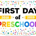 First Day Of School Signs   Free Printables   Happiness Is Homemade   First Day Of Kindergarten Sign Free Printable