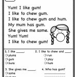 First Grade Reading Worksheets Free Report Templates 1St Printable   Free Printable Worksheets For 1St Grade Language Arts