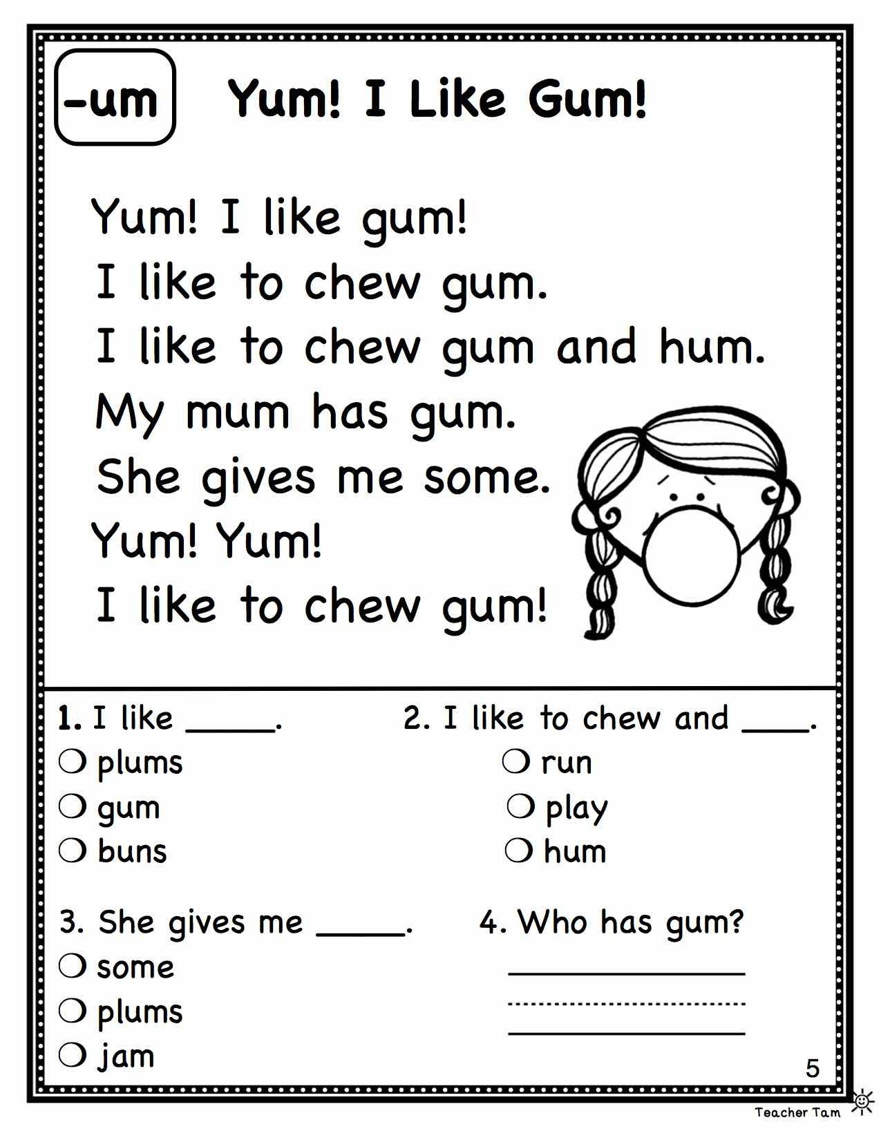First Grade Reading Worksheets Free Report Templates 1St Printable - Free Printable Worksheets For 1St Grade Language Arts