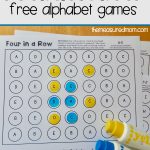 Four In A Row Archives   The Measured Mom   Free Printable Alphabet Games