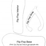 Free Applique Templates Patterns | Itsy Bitsy Teeny Weeny Bikini   Free Printable Flip Flop Pattern