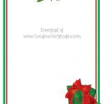 Free Christmas Border Templates   Customize Online Then Download   Free Printable Christmas Frames And Borders