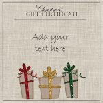 Free Christmas Gift Certificate Template | Customize Online & Download   Free Printable Xmas Gift Certificates