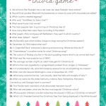 Free Christmas Trivia Game | Lauterwasser | Christmas Trivia   Kwanzaa Trivia Free Printable