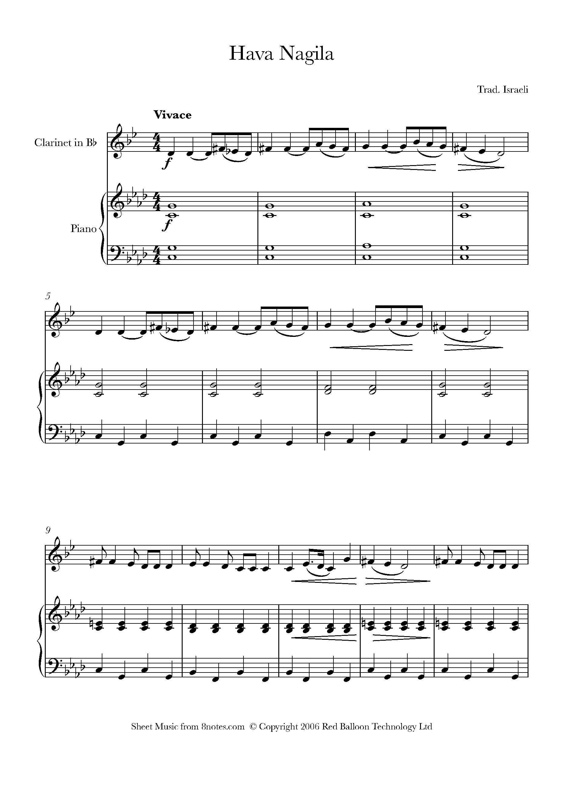 Free Clarinet Sheet Music, Lessons &amp;amp; Resources - 8Notes - Free Printable Clarinet Sheet Music