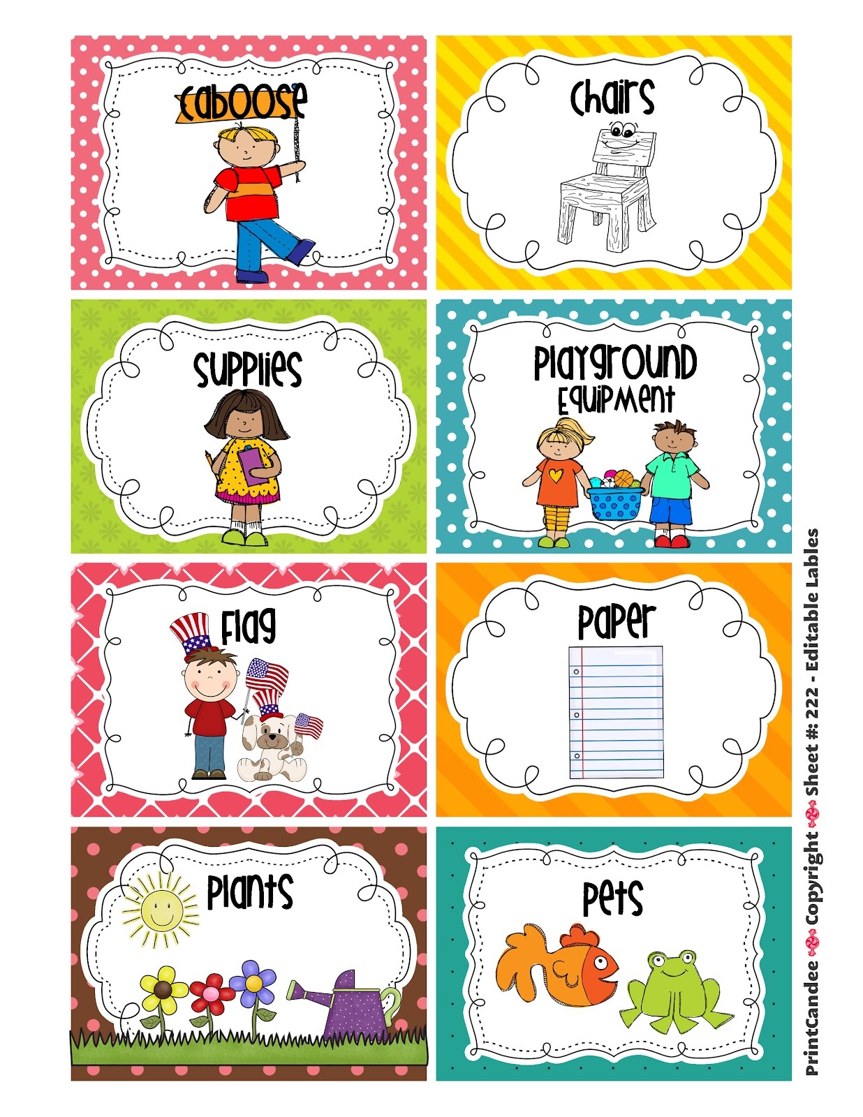 Free Classroom Helpers Cliparts, Download Free Clip Art, Free Clip - Preschool Classroom Helper Labels Free Printable