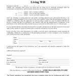 Free Copy Of Living Willrichard Cataman   Living Will Sample   Free Printable Will Forms