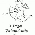 Free Cupid Happy Valentines S9138 Coloring Pages Printable   Free Printable Pictures Of Cupid
