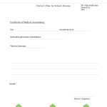 Free Doctors Note Template   Free Printable Doctor Notes