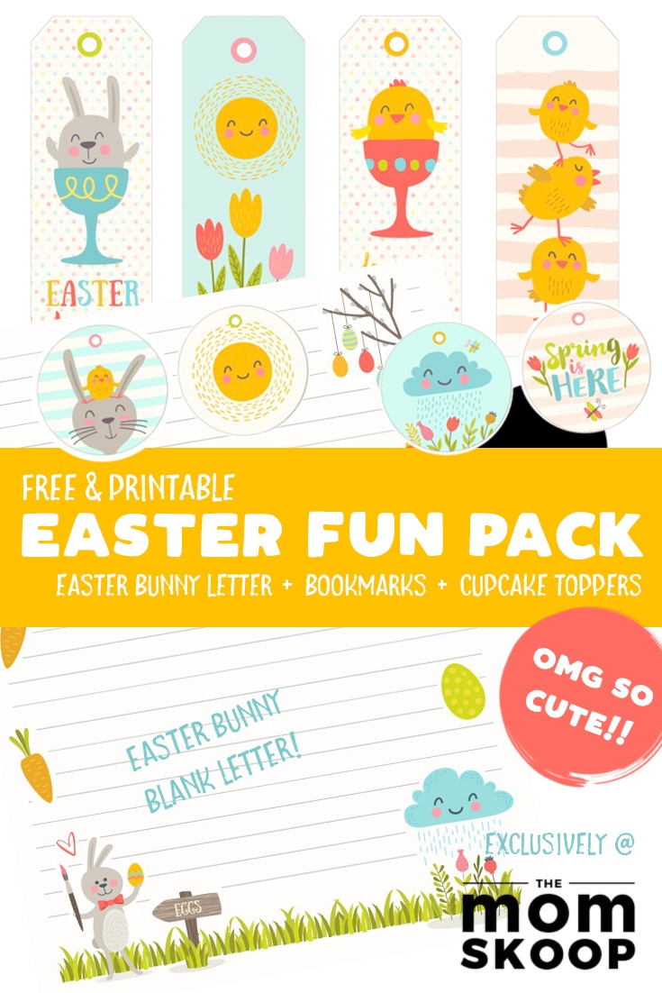 Free Easter Printable: Easter Bunny Letter (And More!) - Momskoop - Free Printable Easter Images