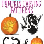 Free Finding Dory Pumpkin Carving Patterns To Print! | All Things   Free Pumpkin Carving Patterns Disney Printable