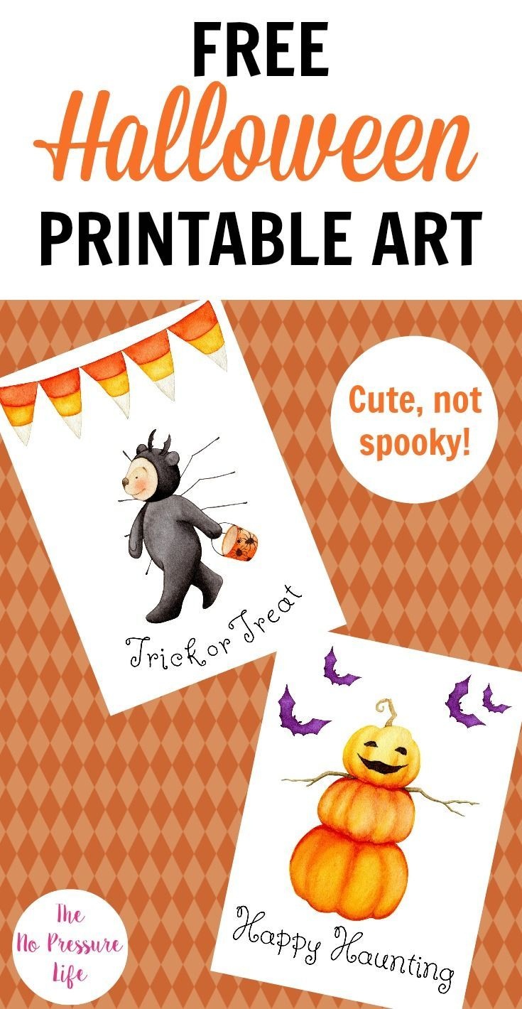 Free Halloween Printables That Are Cute, Not Scary! | Free - Free Printable Halloween Decorations Scary