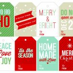 Free Holiday Printable Gift Tags   Free Printable Holiday Gift Labels