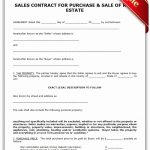 Free Land Contract Template | Asylumscience   Free Printable Land Contract Forms