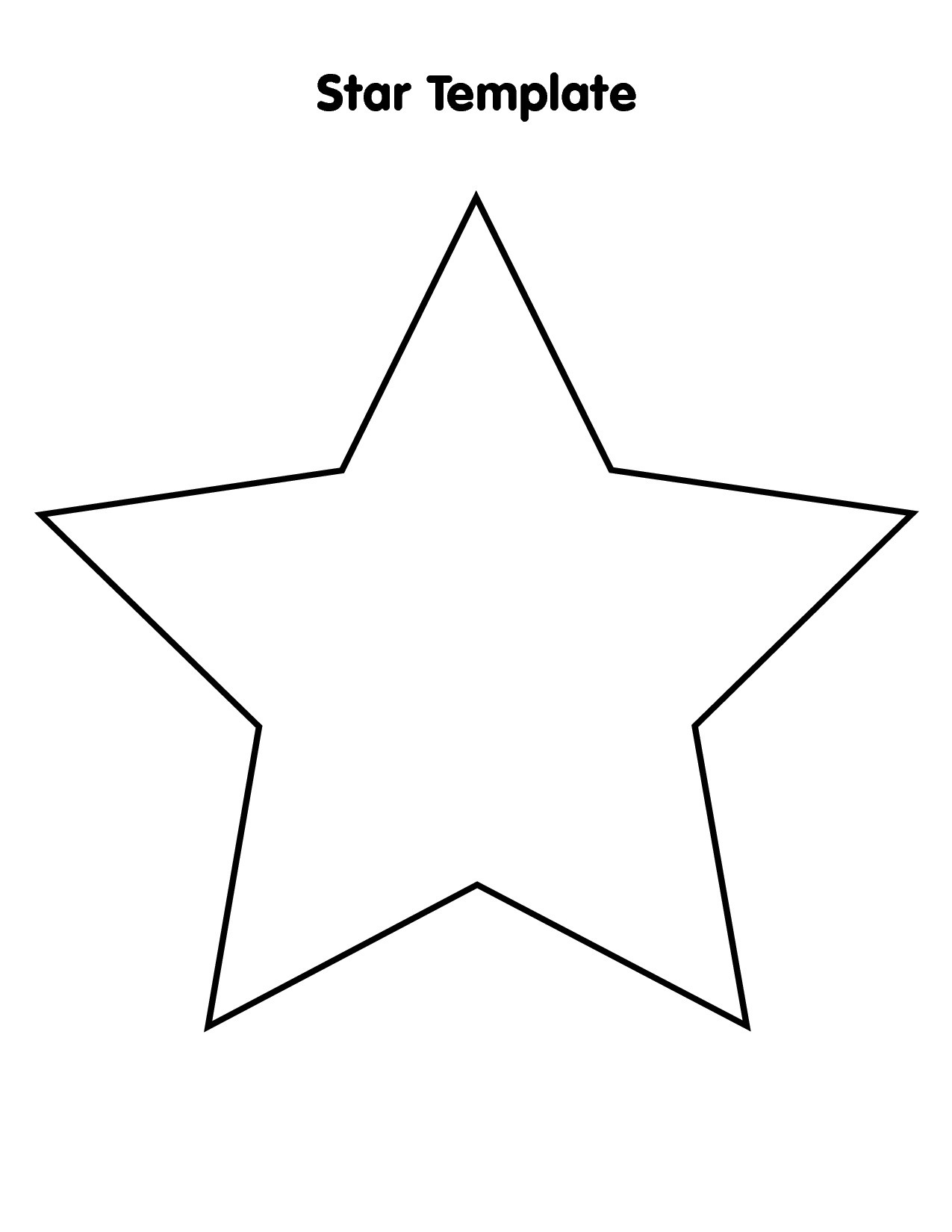 Free Large Star Template To Print, Download Free Clip Art, Free Clip - Star Of David Template Free Printable