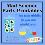 Free Mad Scientist Party Printables From Www   Free Printable Science Birthday Party Invitations