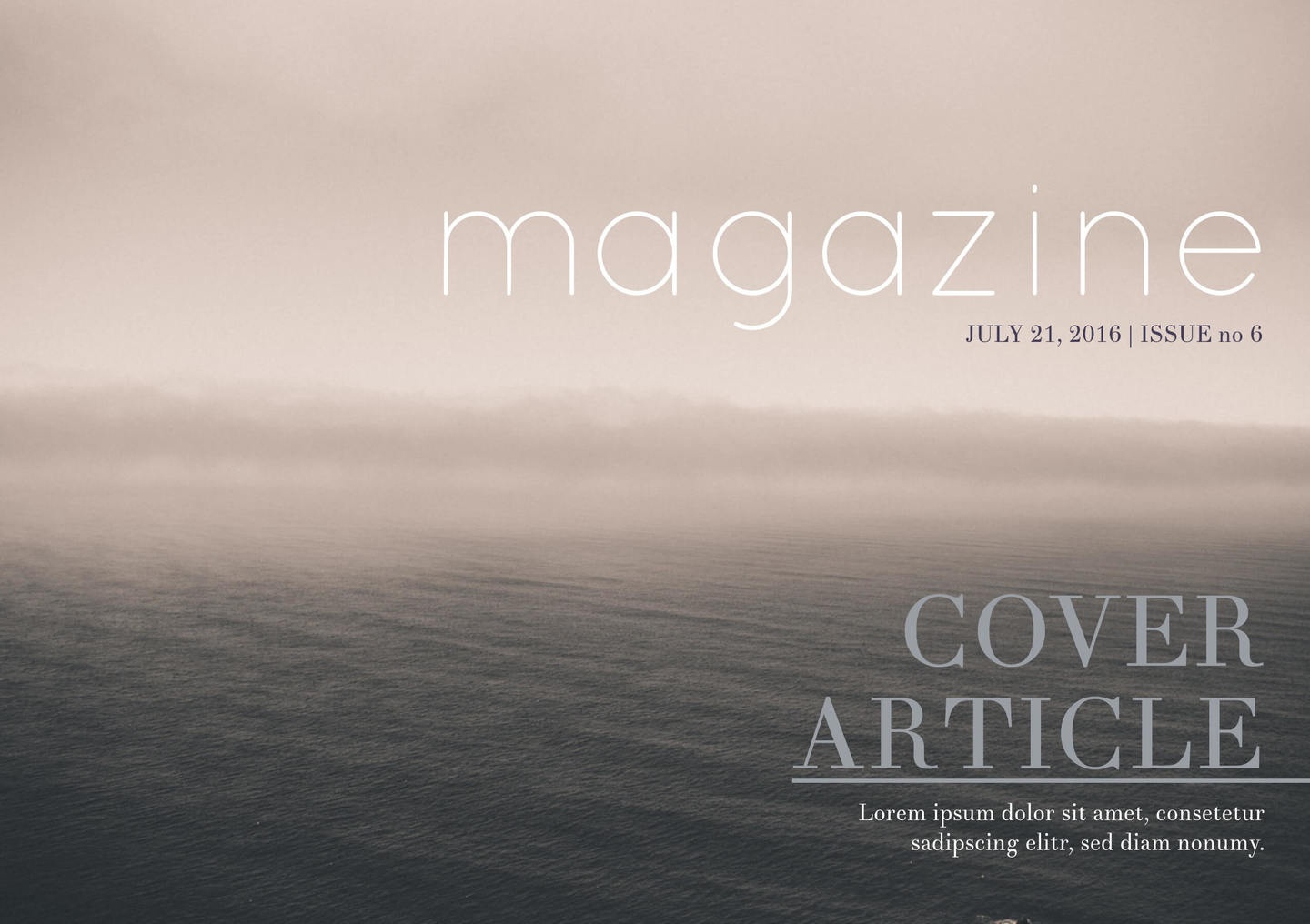 Free Magazine Templates + Magazine Cover Designs - Book Cover Maker Free Printable