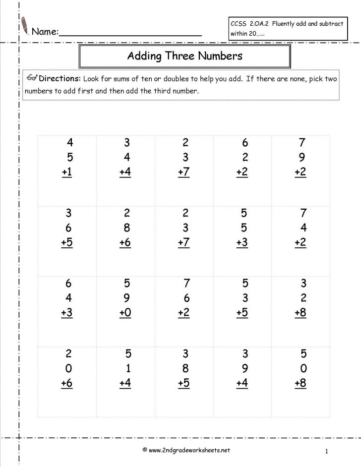 Free Printable Subtraction Worksheets For 2Nd Grade