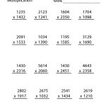 Free Math Worksheets For 5Th Grade | 5Th Grade Math Worksheet   Free Printable Multiplication Worksheets For 5Th Grade