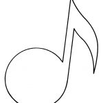 Free Music Note Outline, Download Free Clip Art, Free Clip Art On   Free Printable Music Notes Templates