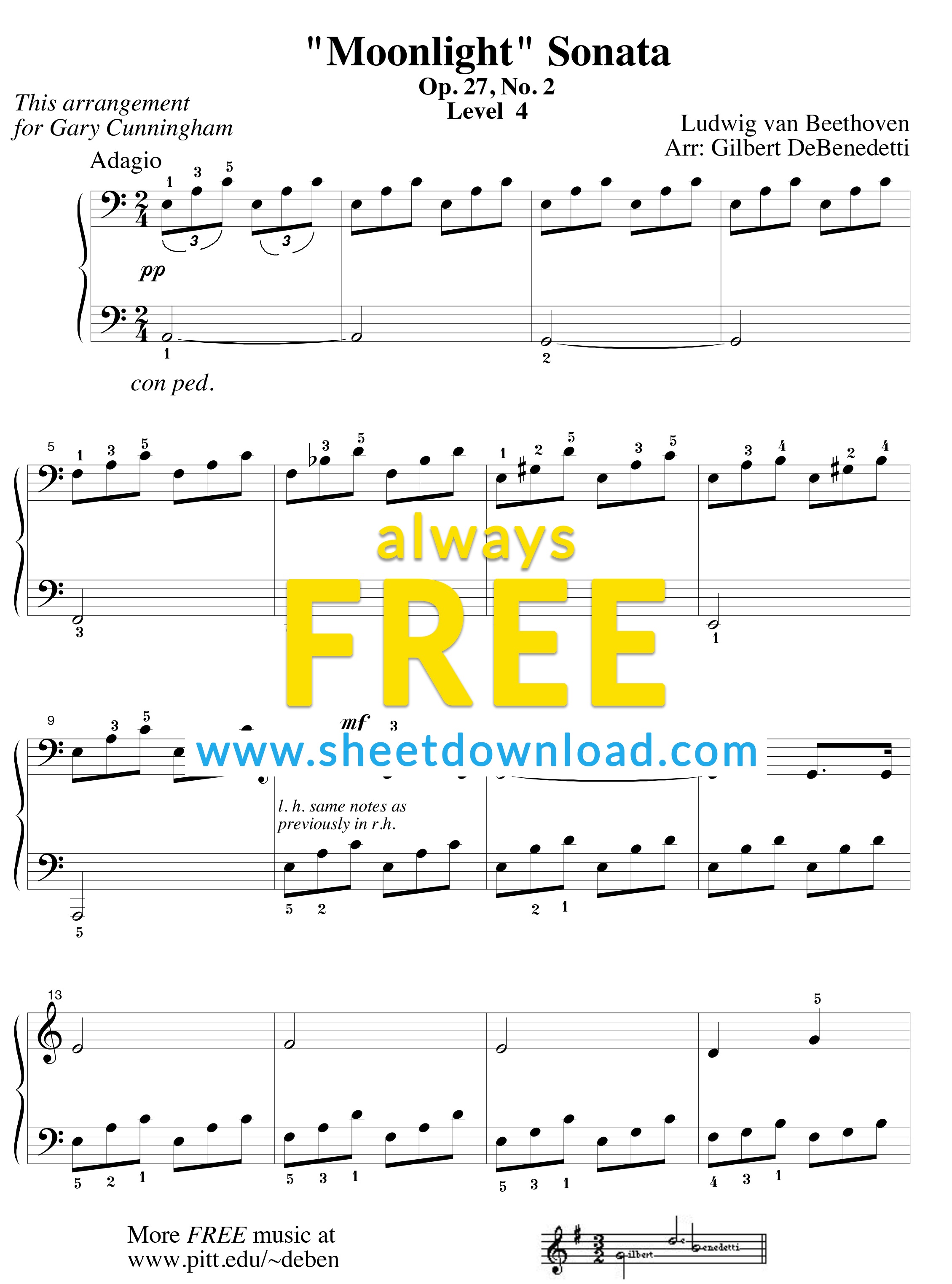 Free Piano Sheet Music To Download And Print - High Quality Pdfs - Free Printable Music Sheets Pdf