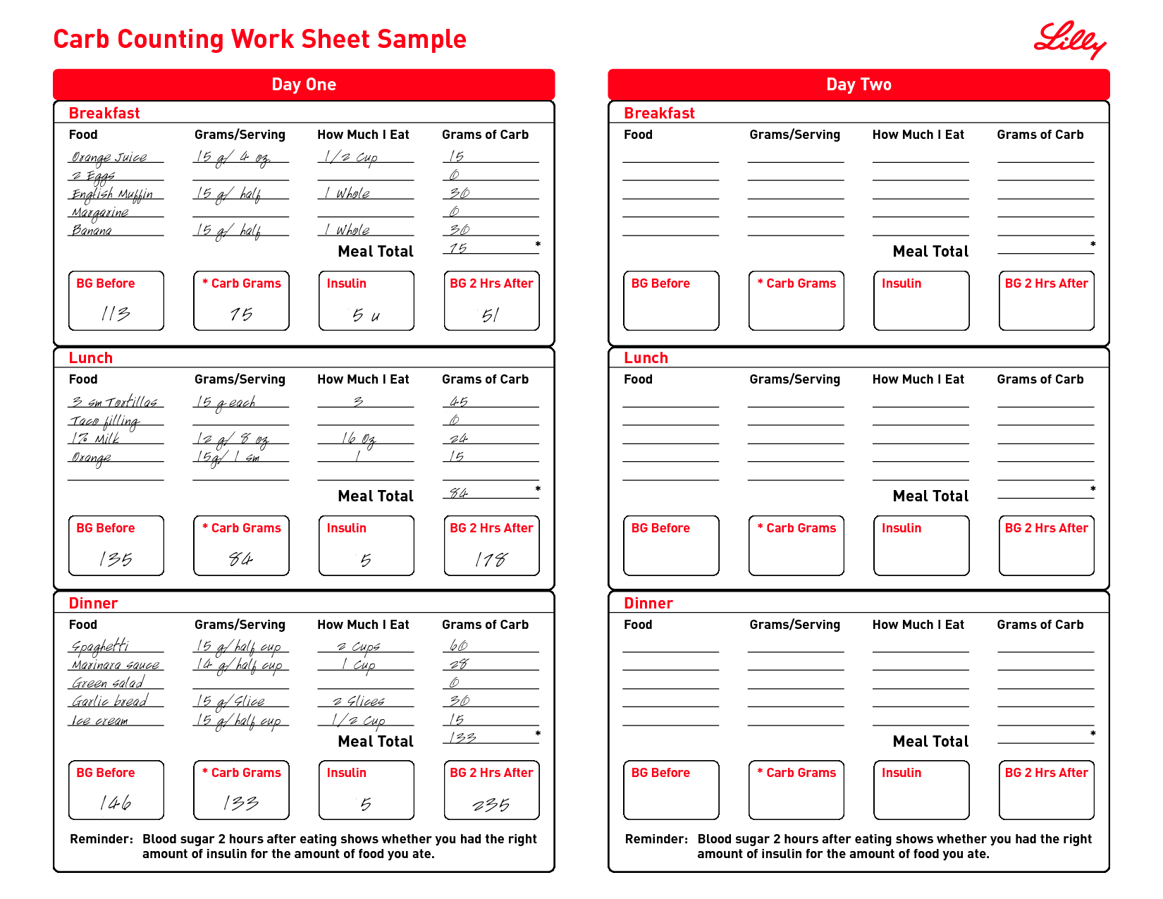 Free Printable Carb Counter Chart Free Printable A to Z