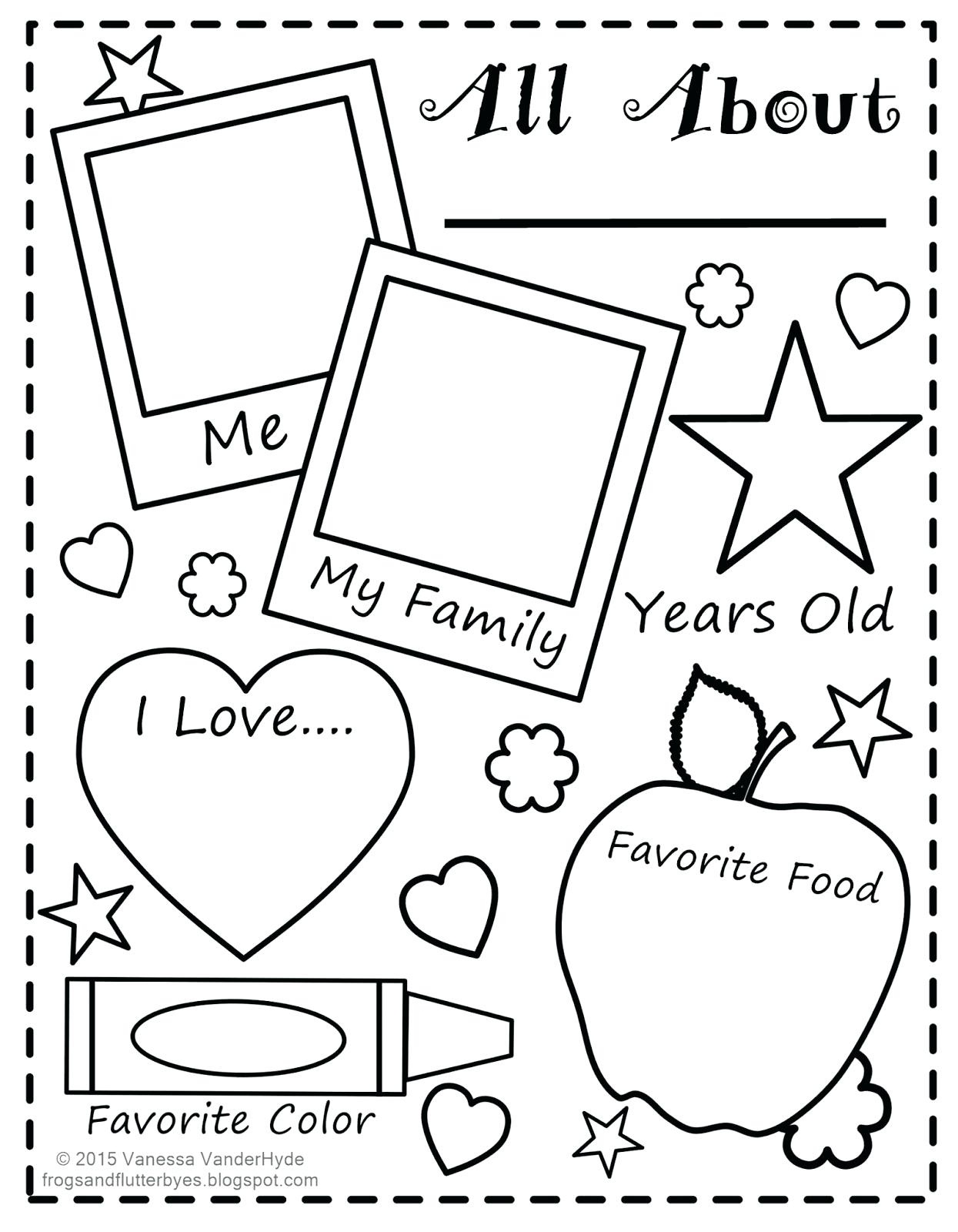 Free Printable All About Me Worksheet Back To School Worksheet All - Free Printable All About Me Worksheet