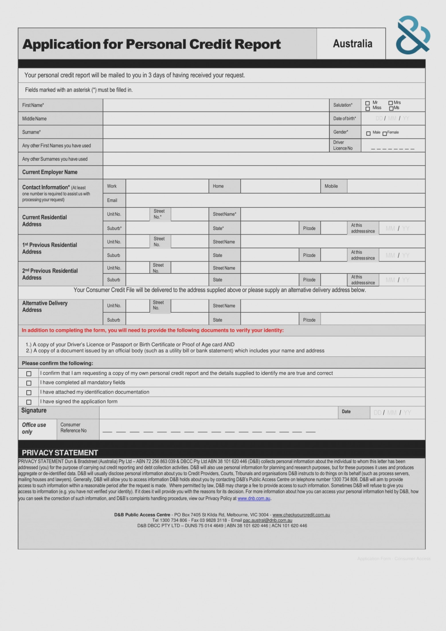 Free Printable Annual Credit Report 12 Credit Report Forms Pdf - Free Printable Credit Report