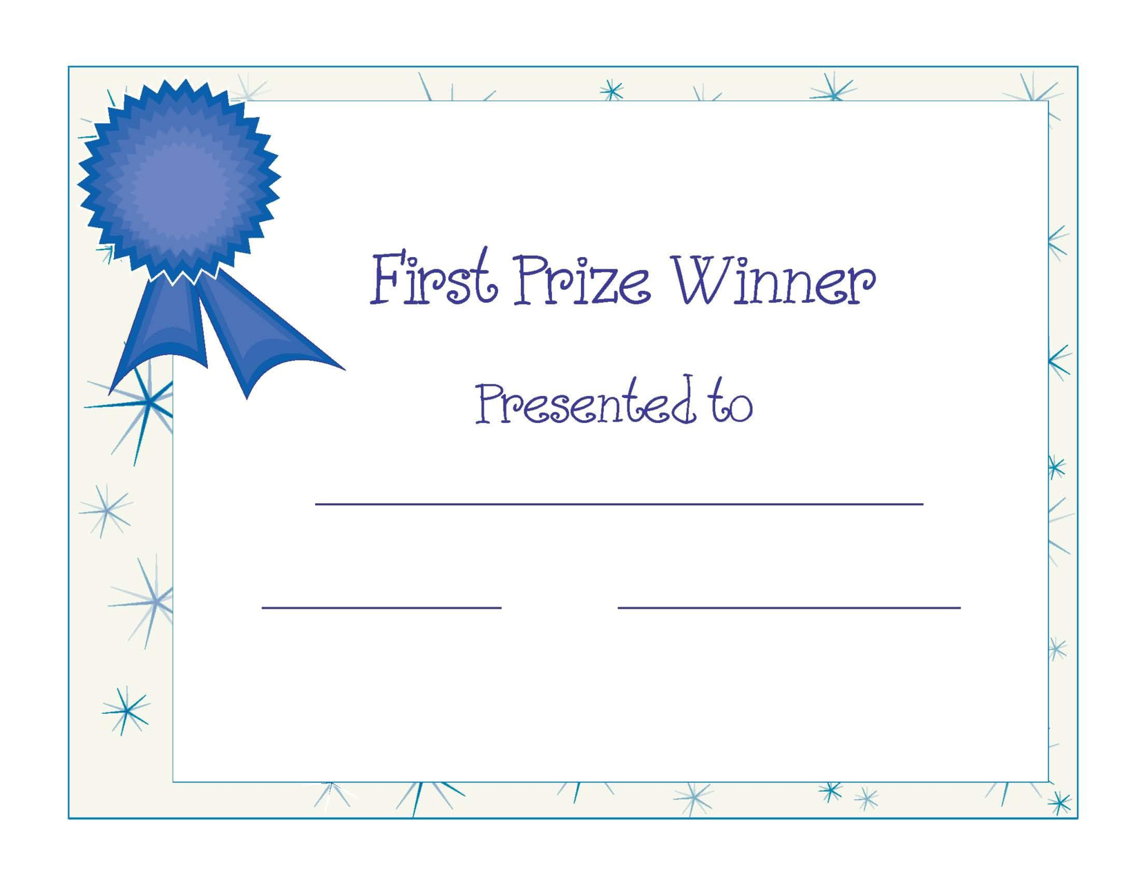 Free Printable Award Certificate Template | Free Printable First - Free Printable Award Certificates