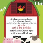 Free Printable Barnyard Farm Invitation Template. Like This Item   Free Printable Farm Birthday Invitations