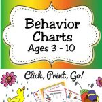 Free Printable Behavior Charts (Ages 3 10) | Acn Latitudes   Free Printable Behavior Charts