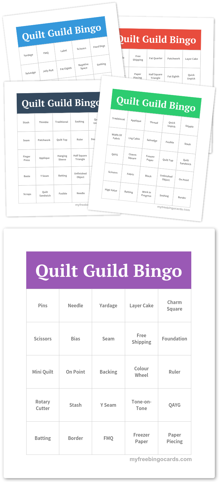 Free Printable Bingo Cards | Bingo Quilt Games | Free Bingo Cards - Free Printable Parts Of Speech Bingo