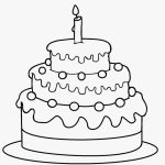 Free Printable Birthday Cake Coloring Pages For Kids Cool2Bkids   Free Printable Pictures Of Birthday Cakes
